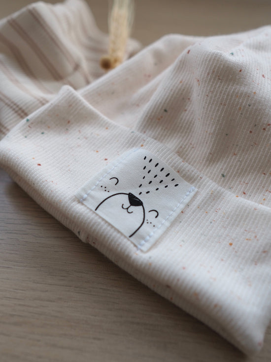 Rib Beanie Konfetti KU 39-41 cm