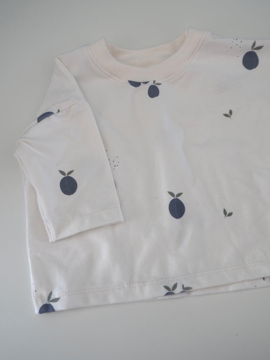 Oversize Shirt Pflaume Gr. 62