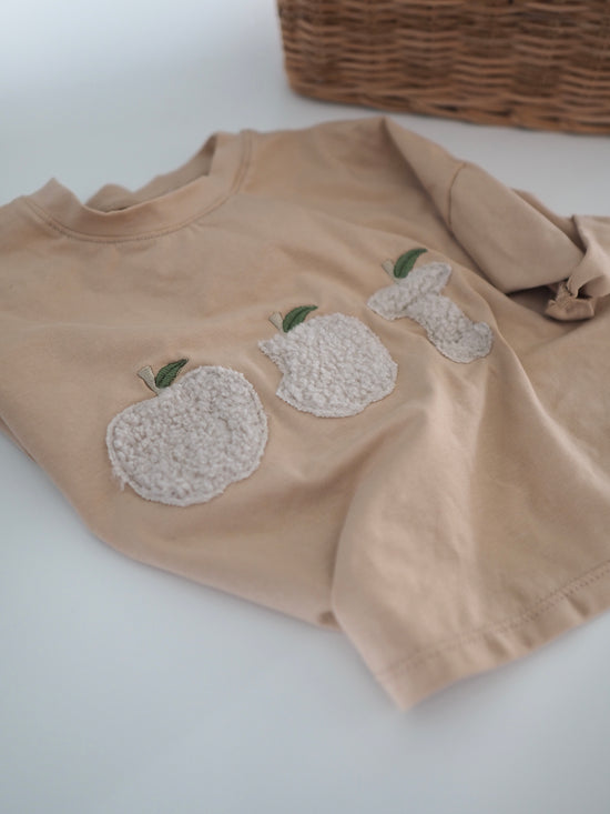 Oversize Shirt Äpfel Gr. 62/68