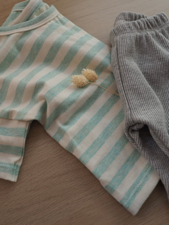 Oversize T-Shirt Streifen Gr. 68