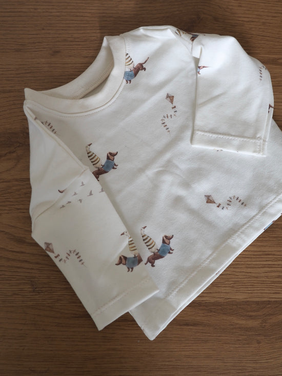 Oversize Shirt Dackel und Gans Gr. 56