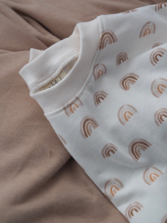 Oversize Shirt Regenbogen Gr. 62