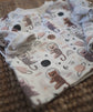 Oversize Langarmshirt Weltall Gr. 74/80