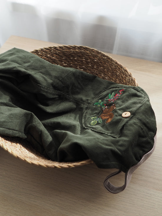 Mitwachsende Latzhose Cord Gr. 98