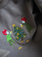 Oversize Sweater Wichtel Weihnachtszeit Gr. 86