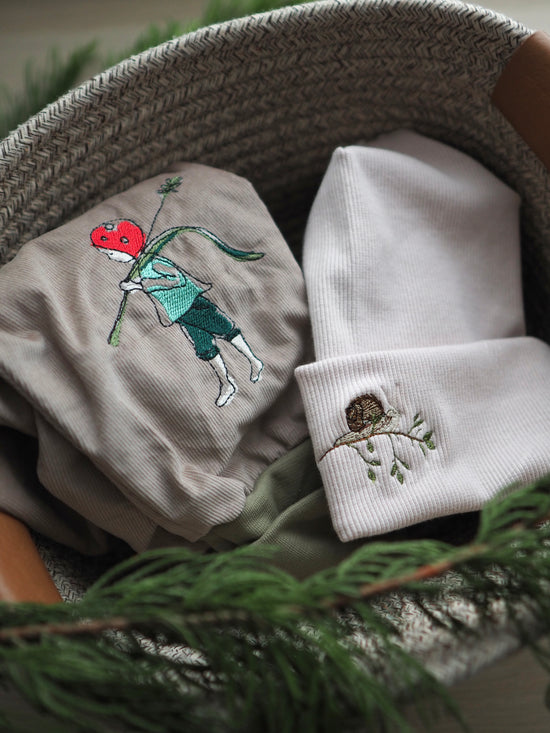 Rib Beanie Schnecke 46-49 cm