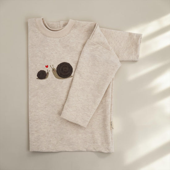 Oversize Shirt Schnecke