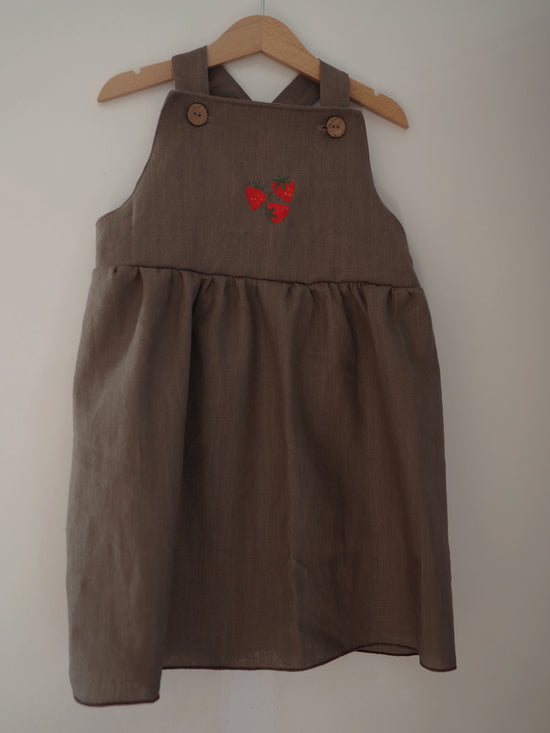 Leinen Kleid 98/104