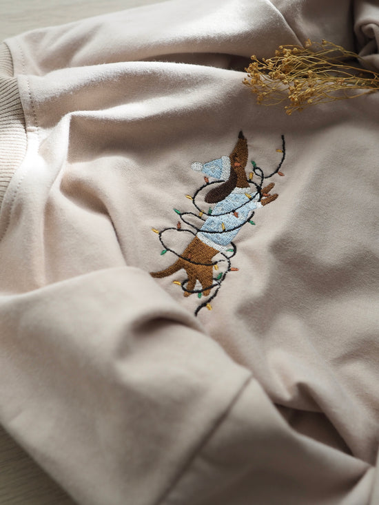 Oversize Sweater Dackel Gr. 98