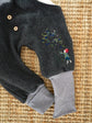 Bio Baumwollfleece Knickerbocker Blaubeere Gr. 86/92
