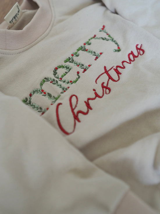 Oversize Sweater Merry Christmas Gr. 62