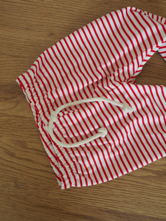 Leggings rote Streifen Gr. 62/68