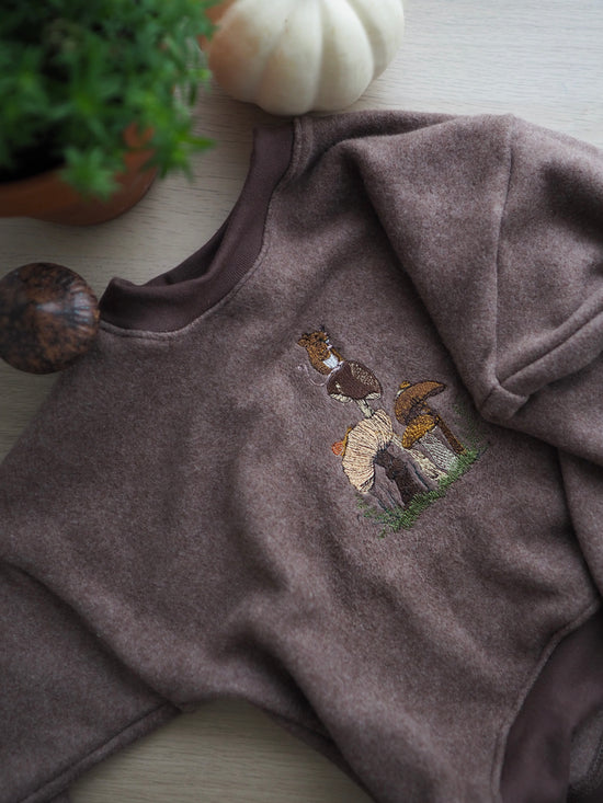 Outdoor Sweater Maus Baumwollfleece (Bio) Gr. 86