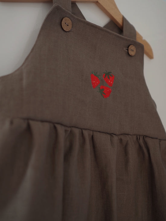 Leinen Kleid 98/104