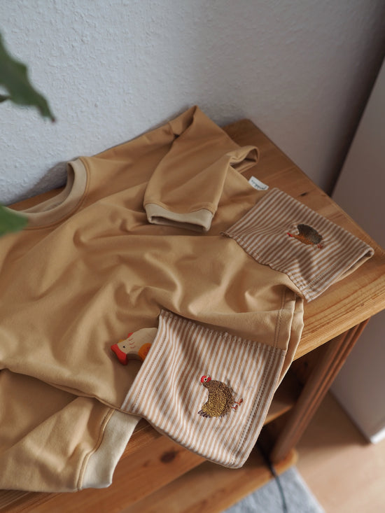 Oversize Shirt Hühner