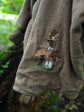 Gefütterte Baumwollfleece Jacke (Bio) Gr. 98